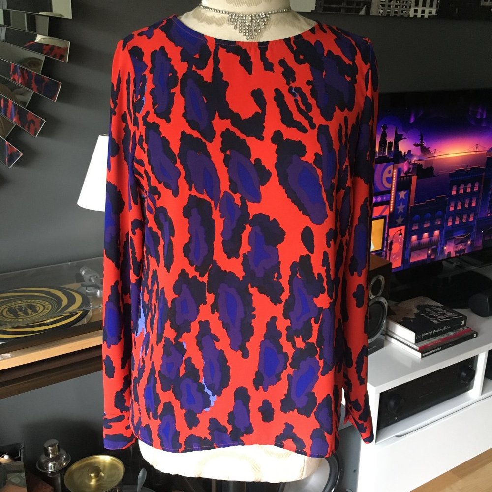 Limited Red Leopard Top